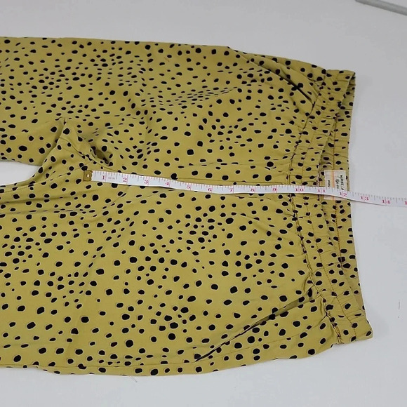 Marine Layer Allison Pants: womens medium, gold color with black polka dots. 💛⚫️ - Picture 6 of 11